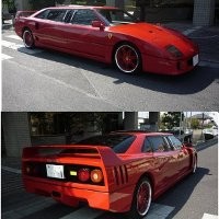 Wow, Ferrari F40 Versi Limusin