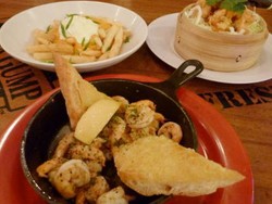 Crunchy Yummy di Bubba Gump Shrimp!