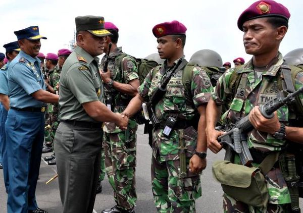 Satgas Kemanusiaan Wasior Tiba di Surabaya