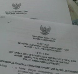 Sekjen MK Bantah Hakim MK Dapat Tunjangan dan Honor Besar 