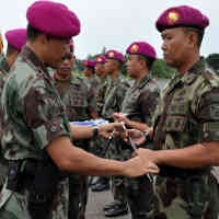 Tiga Jabatan Komandan Batalyon Menbanpur-1 Marinir Resmi Diserahterimakan