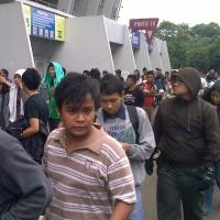 Pengantre Tiket Berdatangan Sejak Pagi