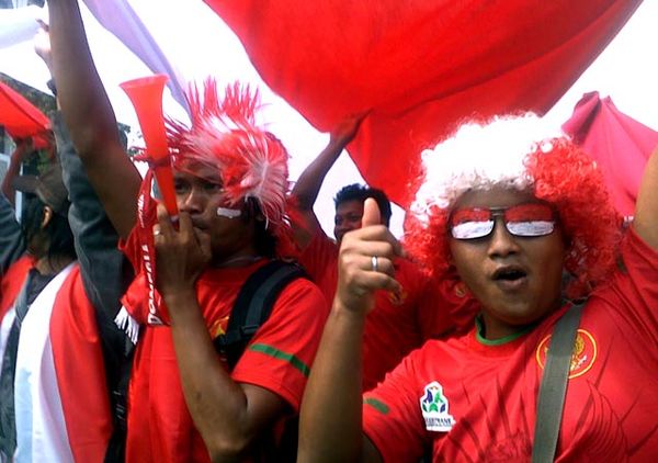 Fans Garuda Merahkan Bukit Jalil