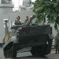 TNI AL Ujicoba Tank Amphibi Buatan Rusia