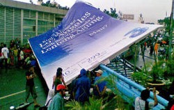 Waspadai Angin Kencang di GBK Berkecepatan 9-23 Km Per Jam