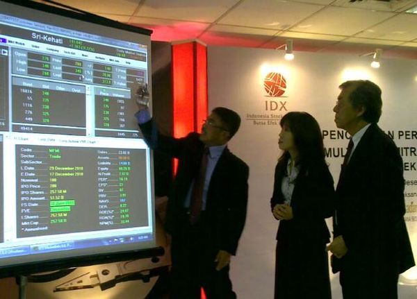 Multifilling Melantai di Bursa