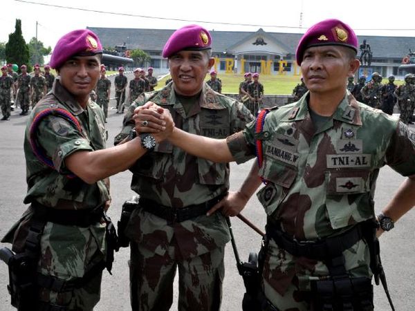 Sertijab Danyontaifib-1 Marinir