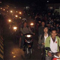 Konvoi Motor Malam Tahun Baru akan Dihalau Masuk Surabaya