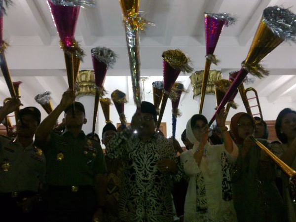Gubernur Jatim Rayakan Tahun Baru