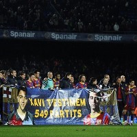 Bahagianya Xavi Sejajar Legenda Barca