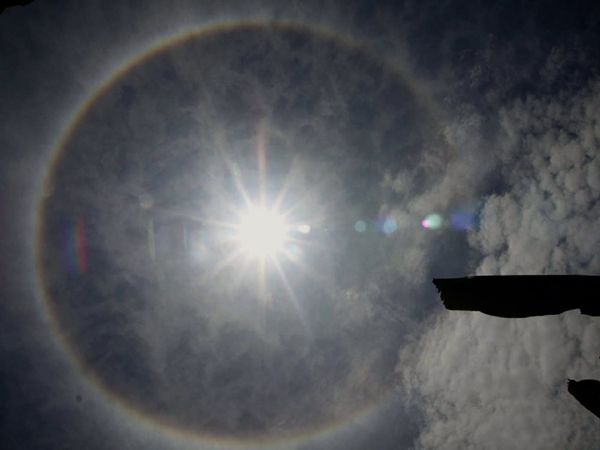 Matahari Halo Hiasi Yogyakarta