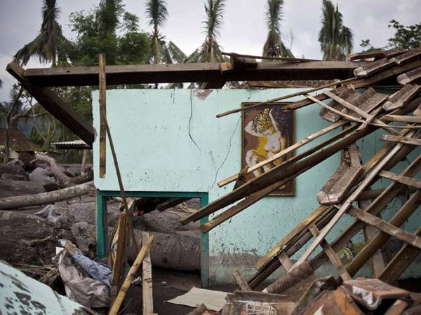 Kerusakan Akibat Lahar Dingin di Magelang