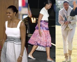 Inspirasi Gaya Liburan Ala Michelle Obama