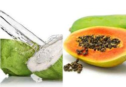 Air Kelapa dan Pepaya Bisa Hilangkan Bekas Jerawat