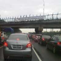 Tol Jagorawi Arah Jakarta Macet Sejak KM 14