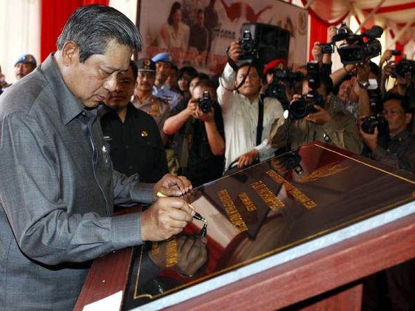 SBY Hadiri Syukuran Penempatan Flat Paspampres