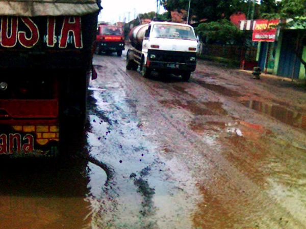 Jalur Pantura Rusak Parah