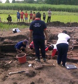 Penggalian Situs Majapahit di Puri Dihentikan