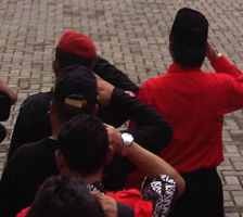 Peringati HUT ke-38 PDIP, Ratusan Kader Hadiri Upacara Bendera