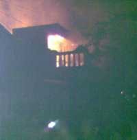 Sebuah Rumah di Muara Karang Terbakar