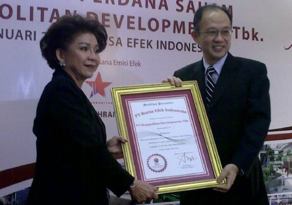 Megapolitan Tamu Pertama BEI di 2011