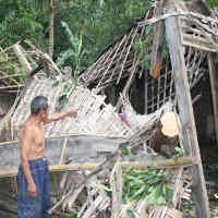30 Rumah di Pasuruan Rusak Diterjang Angin Kencang