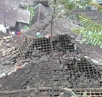 Puting Beliung Rusak 150 Rumah Petani di Gunung Sumbing