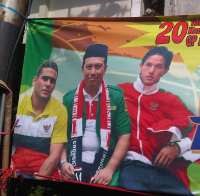 Calon Kandidat Ketua Ansor Mejeng Bareng Gonzales & Irfan Bachdim