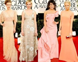 Gaun Warna Pucat Dominasi Golden Globe 2011