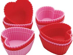 Cup Cake Cantik Bentuk Hati