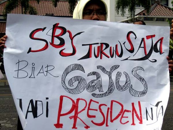 Aksi Dukung Gayus Jadi Presiden