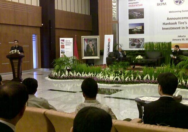 Hankook Bangun Pabrik Ban di Bekasi