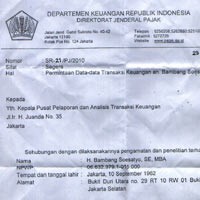 Ditjen Pajak Tak Tahu Soal Surat ke PPATK Terkait Bambang Soesatyo