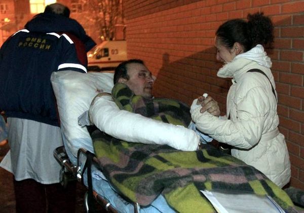 Korban Luka Ledakan Bom di Bandara Moskow