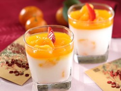 Resep Puding: Puding Almond Jeruk