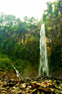 Naik Turun Grojogan Sewu dengan Keindahan Air Terjunnya