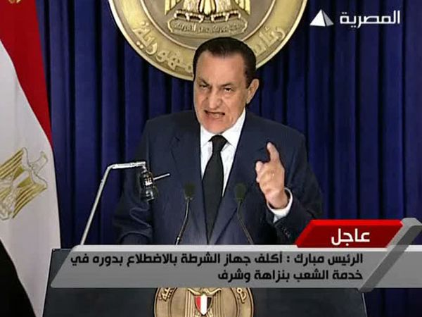 Mubarak Nyatakan Mundur Setelah Pemilu