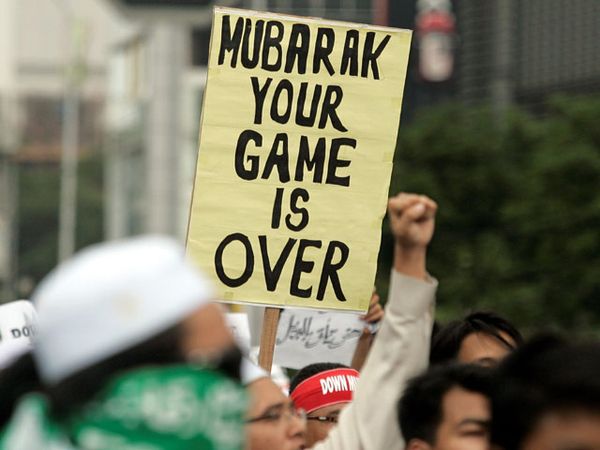 Demo Anti Mubarak di Malaysia