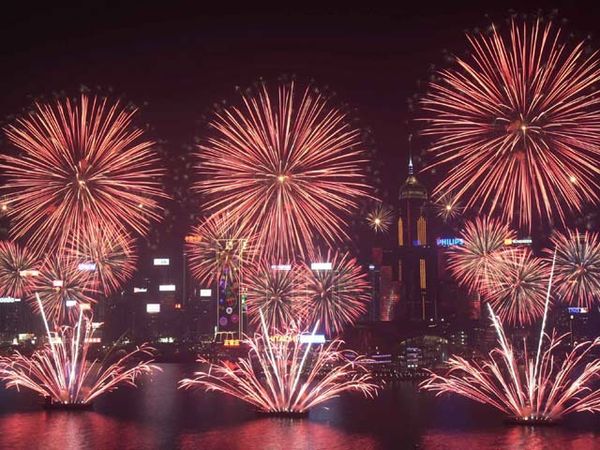 Kembang Api Peringati Tahun Baru China