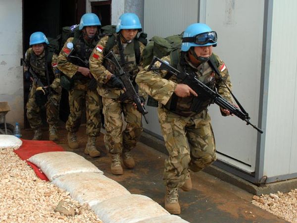 Indobatt Gelar Latihan Kontijensi