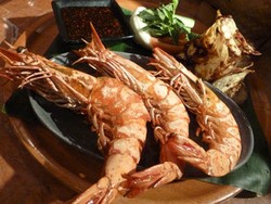 Udang Goreng Saus Kecap dan Ketumbar