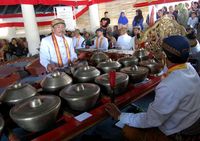 Gamelan Sekaten Kraton Surakarta Mulai Ditabuh