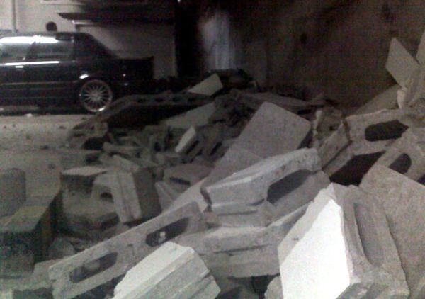 Tembok Basement Gedung Cyber II Roboh