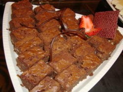 Resep Cake: Chocolate Fudge Brownies with Cashew Nut