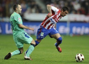 Barca Diimbangi Gijon