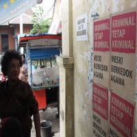 Ratusan Poster Tolak Kekerasan SARA Ramaikan Solo