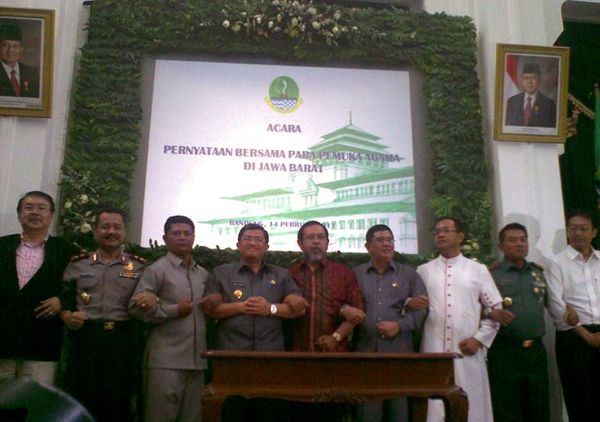 Pernyataan Bersama Tokoh Agama Jabar