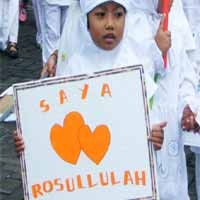 Maulid Nabi PG/TK Al Amin Gelar Pawai Cinta