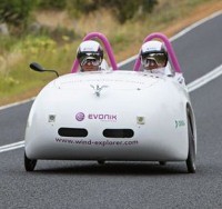 Mobil Bertenaga Angin Diuji Coba