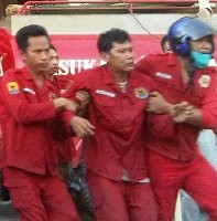 Samarinda Central Plaza Terbakar, Pengunjung Berhamburan